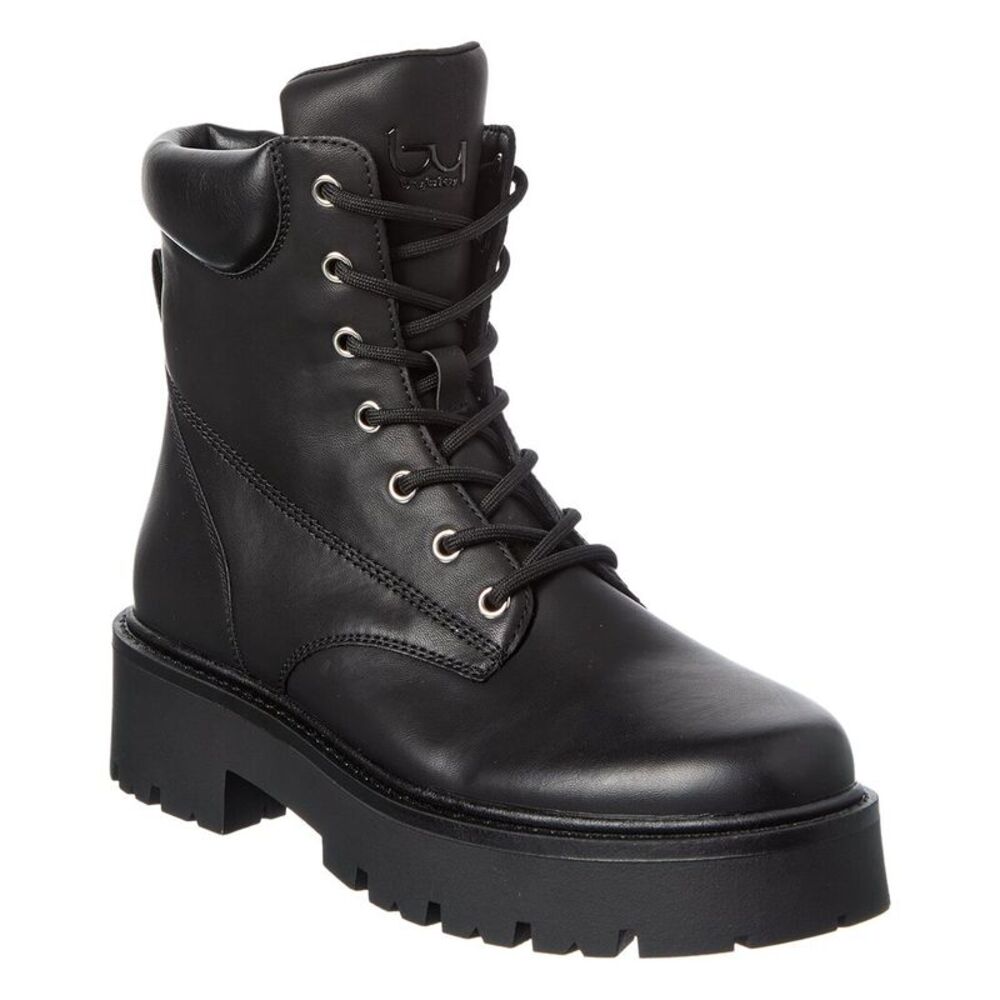 Byblos Leather Boot, Black